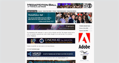 Desktop Screenshot of mediamotionball.com