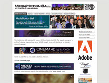 Tablet Screenshot of mediamotionball.com